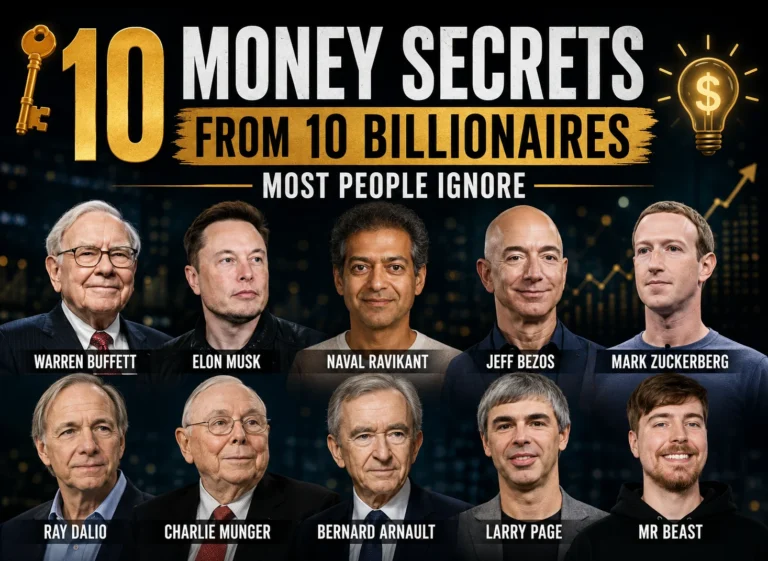 10 Money Secrets From 10 Billionaires Most People Ignore