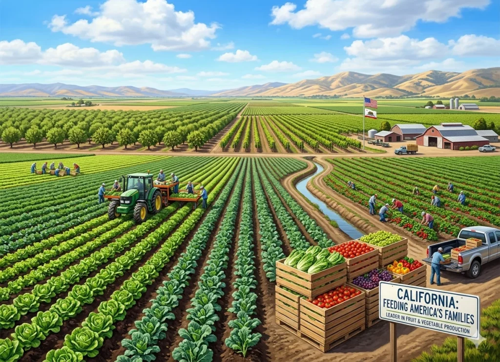 California Produces Most of America’s Fruits and Vegetables