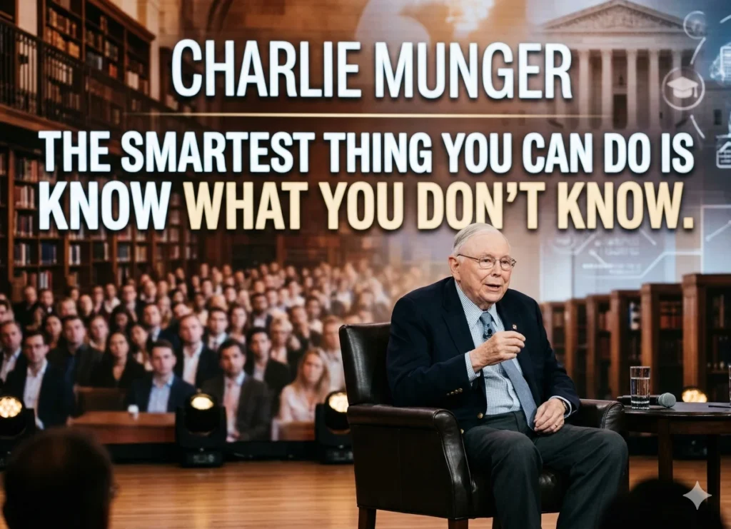 Charlie Munger The Smartest Thing You Can Do Is Know What You Don’t Know