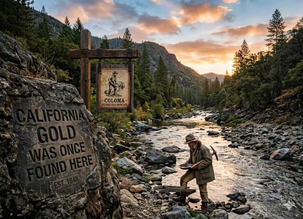 In California Gold Was Once Found