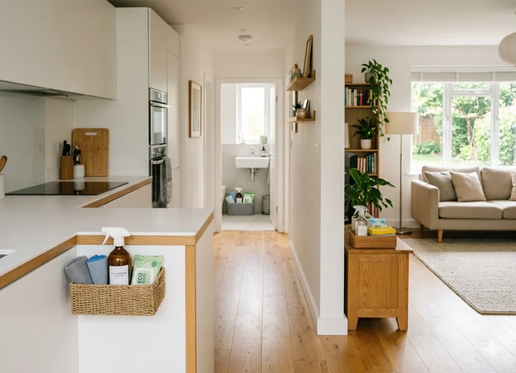 Keep Cleaning Supplies in Every Room