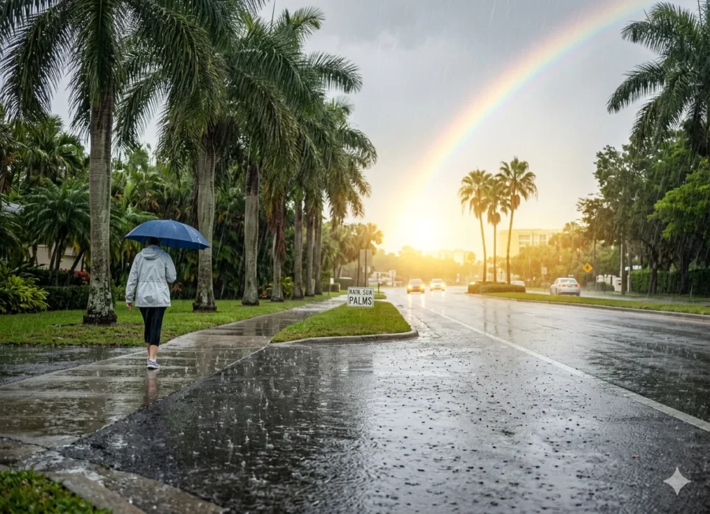 Quick Rain Showers in Florida