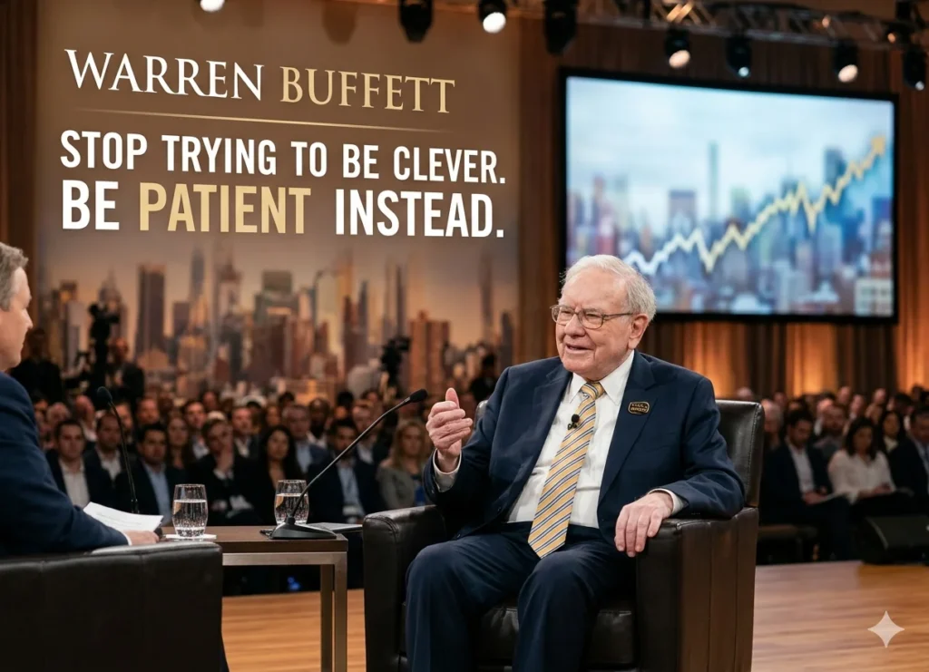 Warren Buffett: Stop Trying to Be Clever. Be Patient Instead