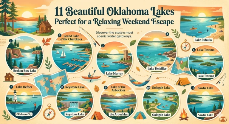 11 Beautiful Oklahoma Lakes Perfect for a Relaxing Weekend Escape