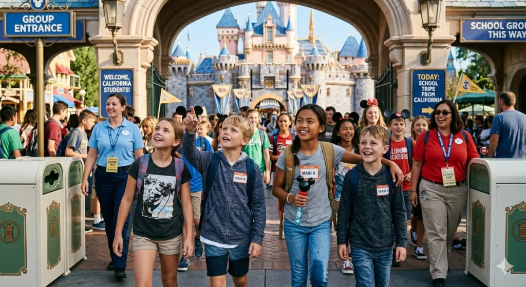 California kids Know Disneyland Is a Real School Trip Dream