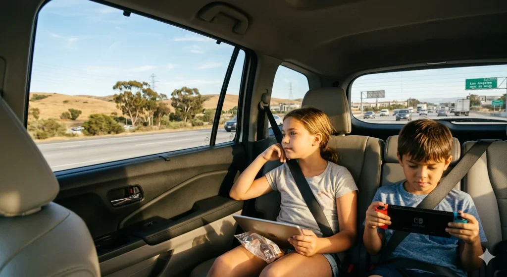 California kids Think Long Drives Are Normal