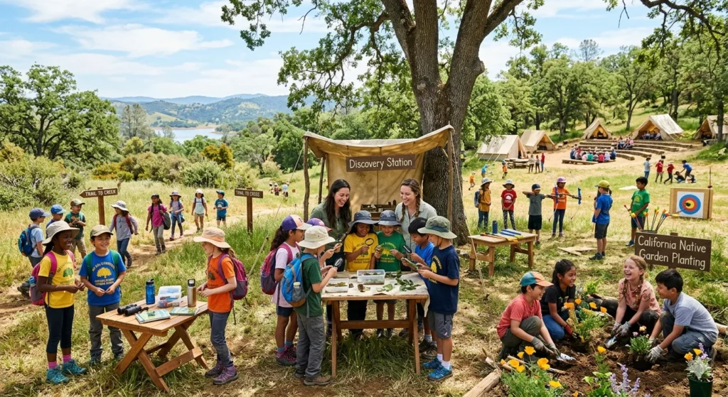 California kids Grow Up With Outdoor School Events